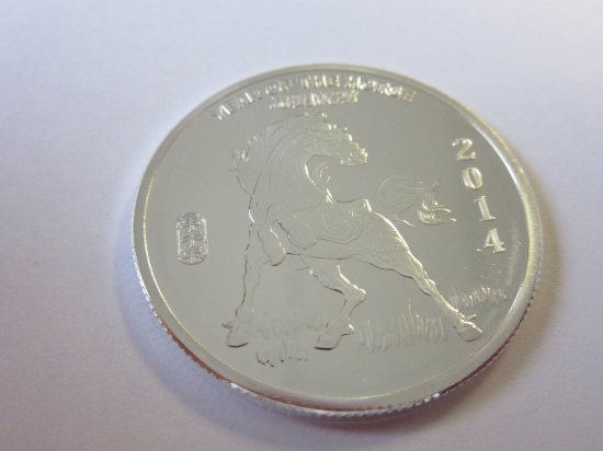 .5 oz Silver Round 2014 Year of the Horse