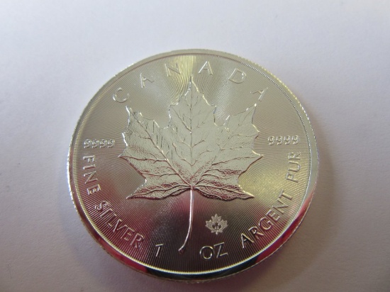 1 oz. Silver Round 2018 Canada Maple Leaf