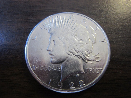 1922 Liberty Peace Dollar San Francisco Mint