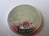 2012 Canada wildlife series 1 oz silver coin Moose