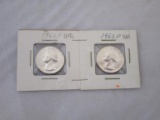 Lot of 2, Washington Silver Quarters 1962P