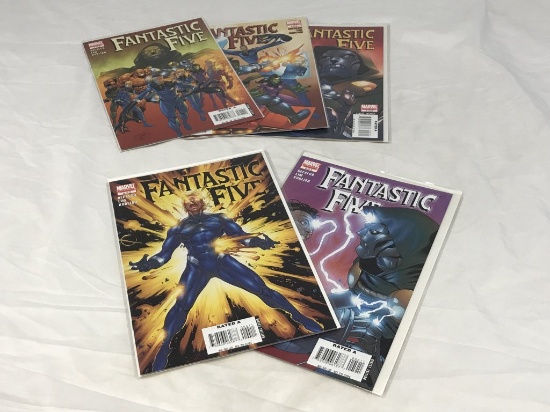 Fantastic Five #1-5 Full Set Marvel Comics 2007