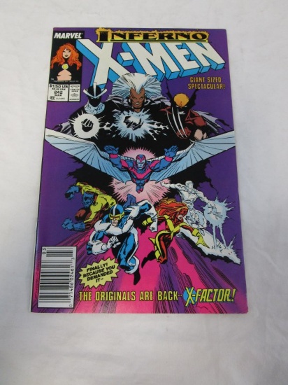 Marvel INFERNO X-MEN COMIC BOOK #242 1989