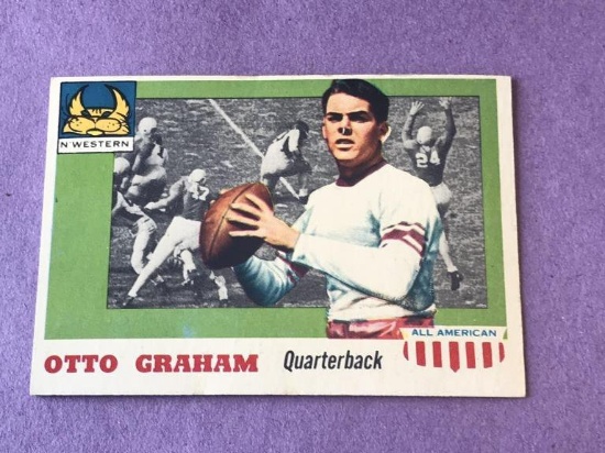 #12 OTTO GRAHAM (HOF) 1955 Topps All American