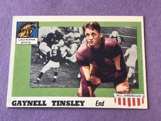 #14 GAYNELL TINSLEY Rookie 1955 Topps All American