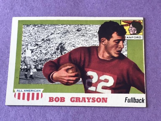 #5 BOB GRAYSON 1955 Topps All American