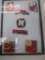 Framed 13 X 11 Set of 7 Coca Cola Pins