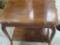 Lot of 2 Wooden End Tables with a Bottom Shelf