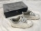 Nike Air Jordan CUE White Silver Shoes Youth 1.5