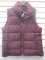 Old Navy Womens XL Burgundy Sleeveless Jacket