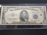 1953-B Five Dollar Certificate