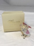 DNC Long Hair Chihuahua Christmas Figure with box