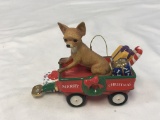 2011 Danbury Mint  Waggin Holiday CHIHUAHUA