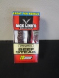 12 Pk of Jack Link Premium Cut Beef Steaks Jerky