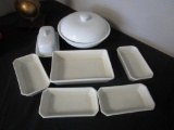 Large Lot of Stoneware Dishes