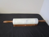 Vintage Heavy Marble Rolling Pin