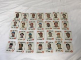 Lot of 28 1968 Topps Game Inserts Mantle, Mays
