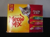 24 Pk of Meow Mix Poultry & Beef Cat Food