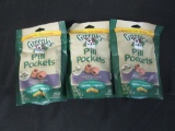 Lot of 3 Packs of Greenies Pill Pockets