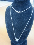 .925 Silver Chain with Ball Pendant  4.6 grams