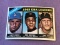 1966 Topps #221 ERA Leaders Koufax Marichal Law