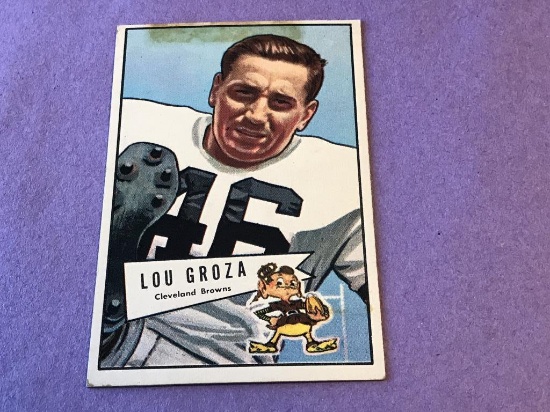 1952 Bowman Football Large #105 LOU GROZA