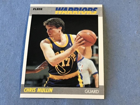 1987 Fleer #77 Chris Mullin