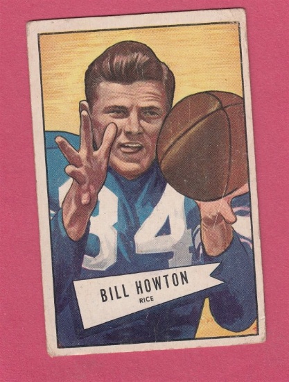 1952 Bowman Large #21 Bill Howton ROOKIE RC Card