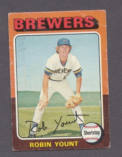 1975 Topps Baseball #223 Robin Yount Rookie Card