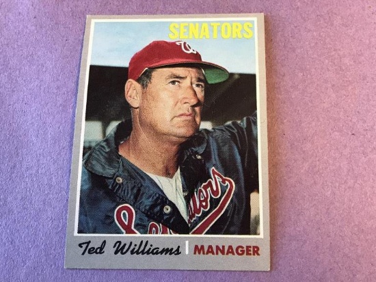1970 Topps Baseball  #211 Ted Williams Manager