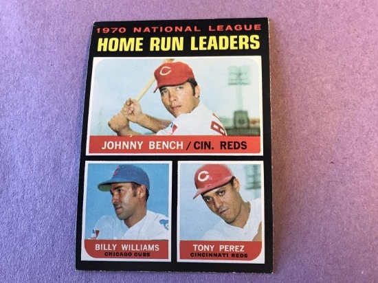 1971 Topps #66 NL Home Run Leaders Bench Williams