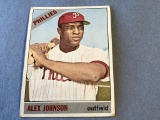 1966 Topps #104 Alex Johnson Trade Statement