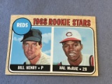 1968 Topps #384 Bill Henry/Hal McRae Rookie Card