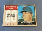 1968 Topps #363 Rod Carew AS HOF Minnesota Twins