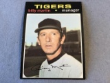 1971 Topps #208 Billy Martin Detroit Tigers