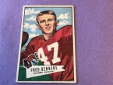 1952 Bowman Football Large #93 FRED BENNERS