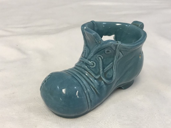 Vintage Ceramic Shoe  Japan Miniature 4"