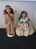 Lot of 2 Native American Dolls