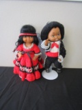 Lot of 2 Native American Dolls