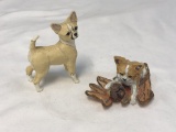 Lot of 2 CeCe's Hand painted Chihuahua Figures