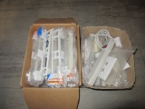 2 boxes of misc electrical supplies