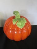 Ceramic Pumpkin Cookie Jar