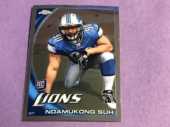 NDAMUKONG SUH 2010 Topps Chrome #C160 Rookie Card