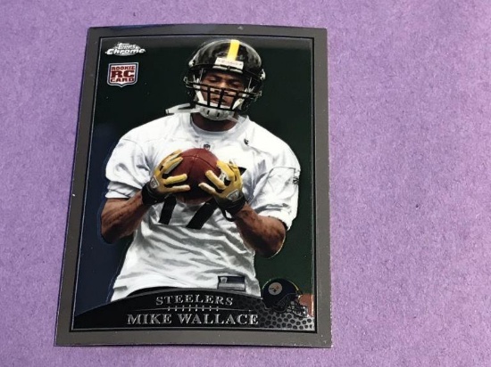 2009 TOPPS CHROME #TC128 MIKE WALLACE ROOKIE RC