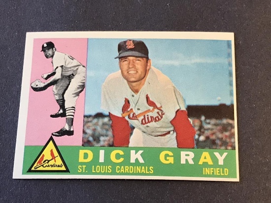 #24 DICK GRAY 1960 Topps Baseball Card