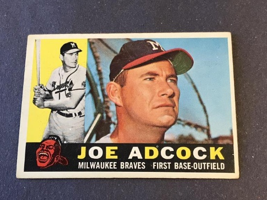 #3 JOE ADCOCK 1960 Topps Baseball Card