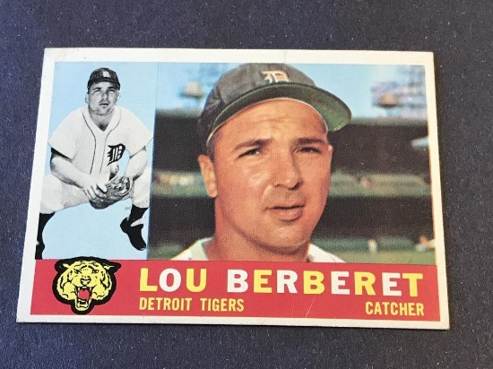 #6 LOU BERBERET 1960 Topps Baseball Card