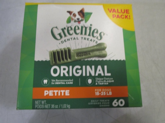 Box of Greenies Dental Treats for Petite Dogs