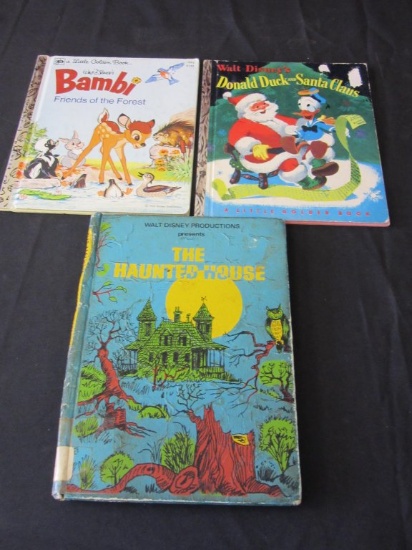 Lot of 3 Vintage Walt Disney Children's Books