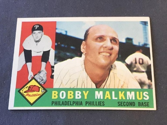 #251 BOBBY MALKMUS 1960 Topps Baseball Card